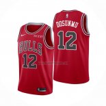 Camiseta Chicago Bulls Ayo Dosunmu NO 12 Icon 2021-22 Rojo